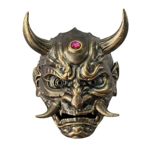 Masque Facial Demon Japonais Prajna Pour Carnaval, Halloween, Bouddhisme Japonais, Fantome Prajna, Cosplay, Hanya