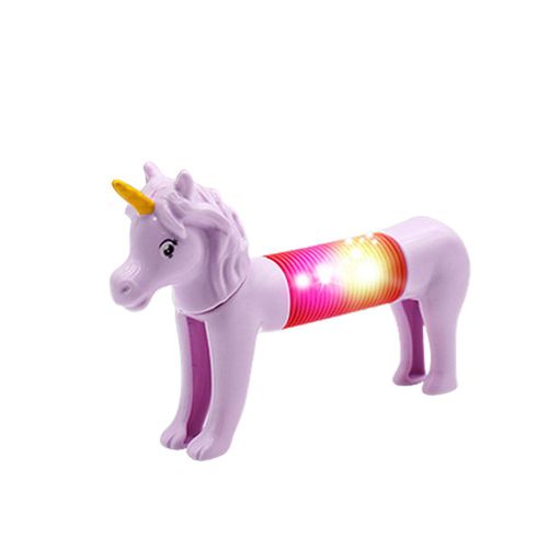 Tubes Extensibles De Dessin Anime Avec Lumiere Led, Jouets Anti-Stress, Cadeaux De Fete, Jouet De Voyage Pour Enfants Et Adultes