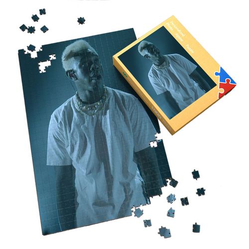 Puzzle photo de personnage, fan d'etoiles, fete de vacances, motif clair et vif, jouet cadeau d'anniversaire, 500 pieces, 20,5 x 15 pouces