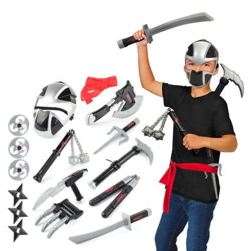 Ensemble De 12 Accessoires De Figurines De Guerriers D'anime, Accessoires De Costume De Cosplay Pour Enfants, Anniversaire, Halloween, Fete De Noel