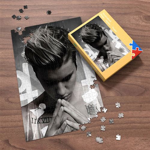 Puzzle de celebrites aux couleurs vives, respectueux de l'environnement, pieces de puzzle photo, jouet pour enfants chasseurs d'etoiles 520 x 380 mm / 20,47 x 14,96 pouces, 500 pieces