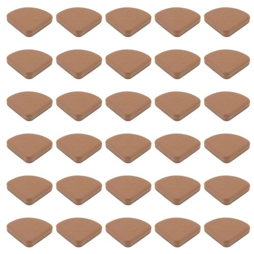 Lot De 30 Protections De Bord De Meubles En Silicone Souple Et Mince Pour Enfants Et Nourrissons, Marron