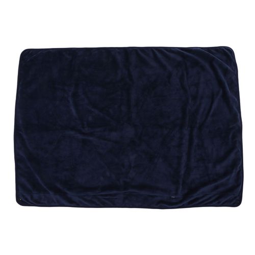 Couverture Pour Bebe Douce Et Chaude, Anti-Retrecissement, Double Face, En Peluche, Chale, Pour La Maison Et Le Bureau, Bleu Marine