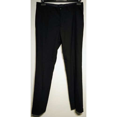 Pantalon À Pinces Noir Zara - T40
