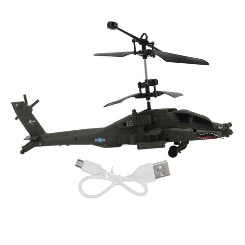 Avion a induction, jouet volant stable et mobile, arret automatique, rechargeable par USB, pour enfants de plus de 8 ans, vert