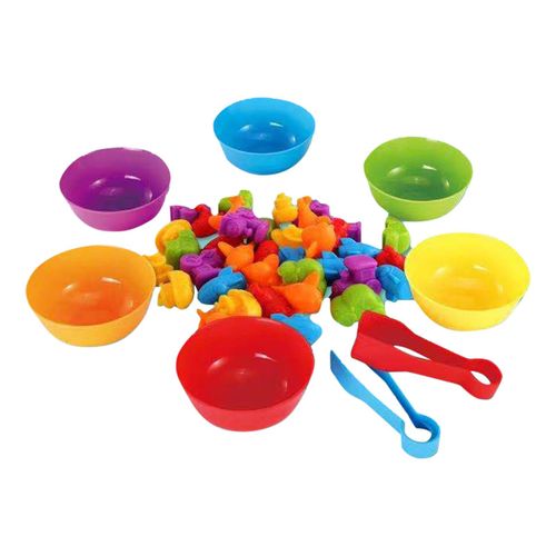 Jouet de comptage pour enfants, jeu educatif non toxique, jeu de correspondance des couleurs pour enfants, jouet de tri pour filles et garcons, apprentissage prescolaire, transport, cognition