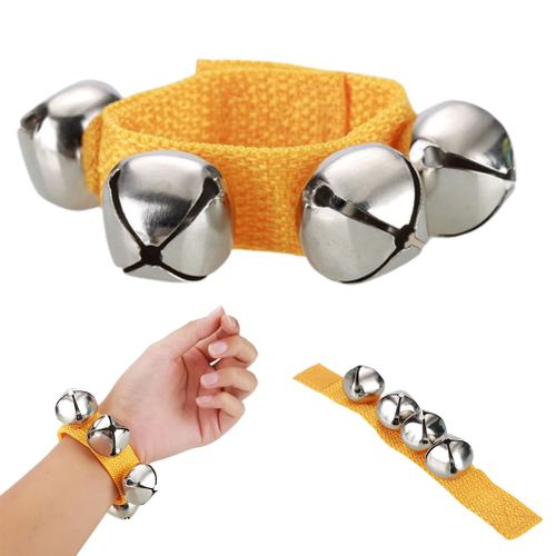 Tambourin Clochette Bebe Enfant Enfant Instrument De Musique Educatif Precoce Danse Clochette De Poignet Pour Adultes Enfants