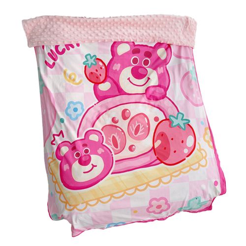 Couverture A Pois Surelevee Pour Bebe, Motif Dessin Anime, Douce Et Apaisante, Pour L'ete, L'hiver, La Maternelle, Type S 5