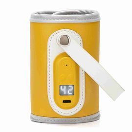 Chauffe-Biberon Usb Universel, Affichage Intelligent De La Temperature, Temperature Constante, Pour L'exterieur, Jaune