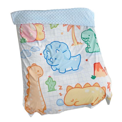 Couverture A Pois Surelevee Pour Bebe, Motif Dessin Anime, Douce Et Apaisante, Pour L'ete, L'hiver, La Maternelle, Type S 4