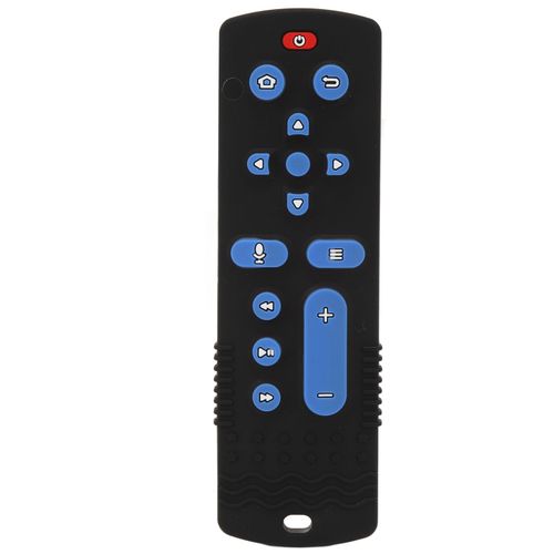 Jouet De Dentition En Forme De Telecommande De Television, Boutons Textures, Couleur Vive, Developpement Sensoriel, Anneau De Dentition Noir