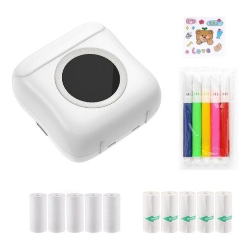 Mini Imprimante Portable pour TéLéPhone, Imprimante Thermique Sans ...