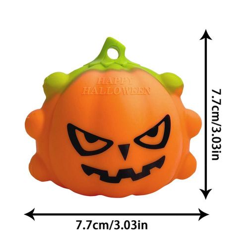 Jouet sensoriel 3D en forme de citrouille d'Halloween, doux et leger, anti-stress, ideal pour les fetes d'Halloween, ideal pour les enfants et les adultes.