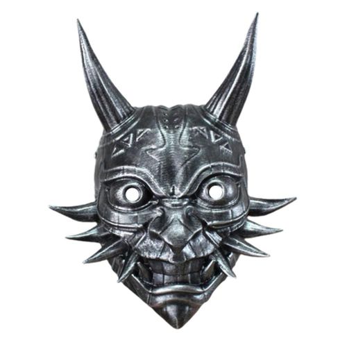 Masque Facial En Resine Prajna Pour Halloween, Tete De Fantome Punk, Pour Fete D'halloween, Cosplay, Deguisement, Accessoires De Decoration De Bar