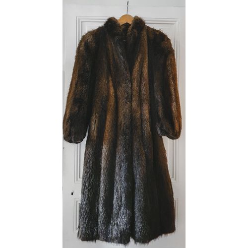 Manteau En Fourrure Revillon Marron