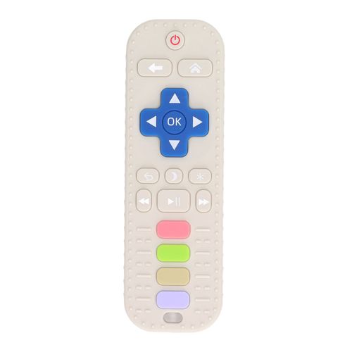 Jouet De Dentition En Silicone, Sur, Doux, Massage Des Gencives, Mastication, Telecommande, Forme, Anneaux De Dentition Pour Nourrissons Et Tout-Petits, Couleur Peau