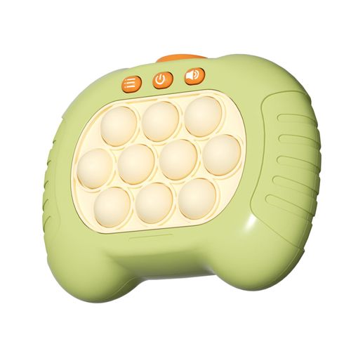 Machine de jeu Pop multi-modes, exercice de memoire, amelioration de la coordination oil-main, decompression, jouet de jeu Push Pop, couleur avocat