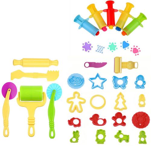Ensemble de 29 outils pour pate a modeler et emporte-pieces pour enfants, pate a modeler, argile, jouets educatifs, coffret cadeau