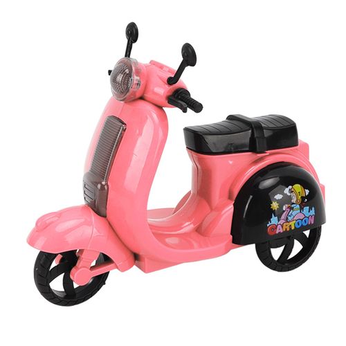 Moto Electrique Jouet Educatif Son Lumiere Musique Simulation Modele De Moto Pour Garcons Filles Rouge