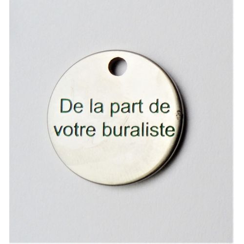 Jeton De Caddie Métal De La Part De Votre Buraliste