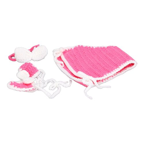 Maillot De Bain Tricote Pour Nouveau-Ne, Doux Et Mignon, Tenues Photo Pour Bebe Fille, Accessoires De Photographie, Rose