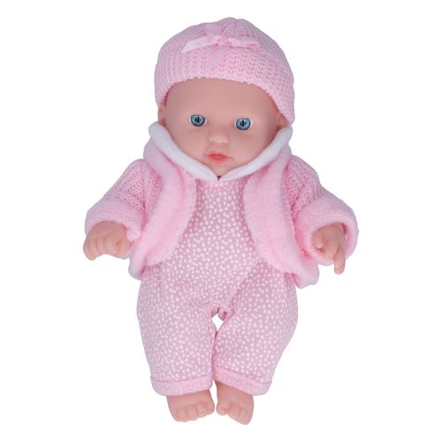 Poupee realiste de 20 cm, peau claire, simulation de bebe, maison de jeu, jouets pour bebes reborn (Q8G-002)