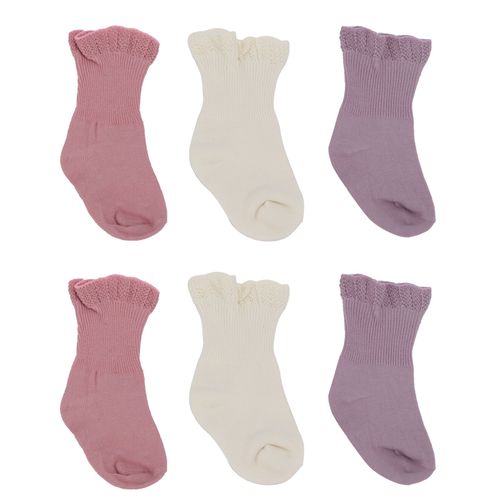 Lot De 3 Paires De Chaussettes En Coton Pour Bebe, Douces, Amples, Mi-Longues, Pour Enfants, Bebes Filles, De 1 A 3 Ans