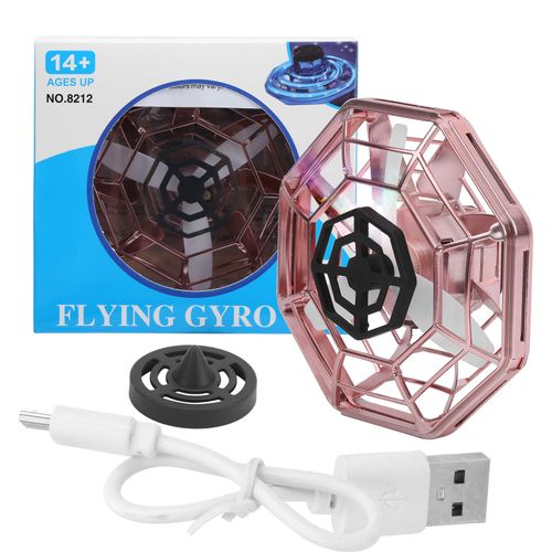 Mini Drone Octogonal A Doigts, Jouet Pour Enfants Et Adultes, Dore