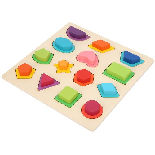 Puzzles De Formes En Bois De L'alphabet, Jouet Educatif Pour L'apprentissage Precoce Des Enfants Et Des Tout-Petits.