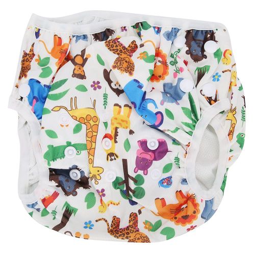 Couche De Bain Pour Bebe, Motif Floral, Lavable, Impermeable, Unisexe, Xld19