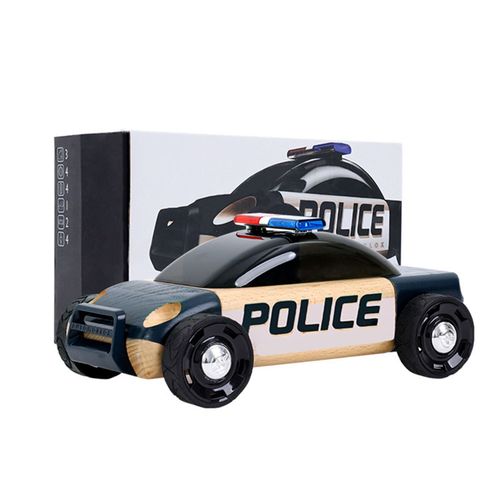 Vehicule de demontage intelligent en bois a monter soi-meme, jouet educatif pour enfants, type B