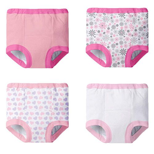 Lot De 4 Couches Lavables Et Respirantes En Coton Pour Nouveau-Ne, 4 Couches Pour Bebe, 2t