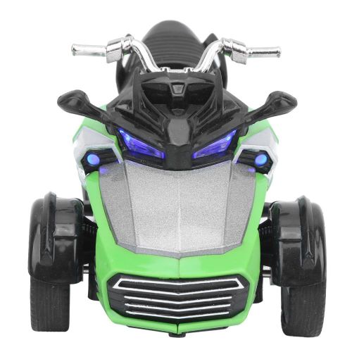 Modele De Moto En Alliage 1:14, Jouet Hautement Simule Pour Enfants, Vehicule A Tirer, Modele De Moto Verte