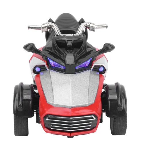Modele De Moto En Alliage 1:14, Jouet Hautement Simule Pour Enfants, Vehicule A Tirer, Modele De Moto Rouge