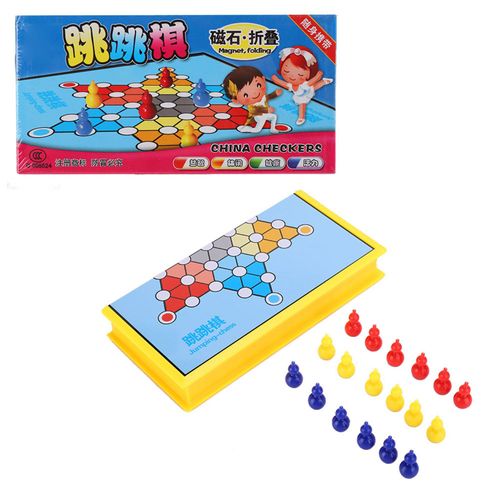 Jeu D'echecs Magnetique Pour Enfants, Jeu Educatif Interactif Parent-Enfant (Jeu De Dames Sautees)