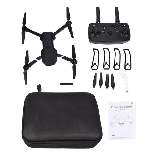 Drone aerien pliable telecommande E88, maintien d'altitude, 4K HD, avec deux cameras