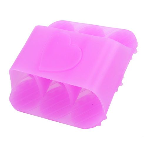 Brosse A Shampoing En Silicone, Masseur De Cuir Chevelu, Exfoliant Pour La Tete, Masseur De Tete Doux Pour Le Soin Des Cheveux, Violet