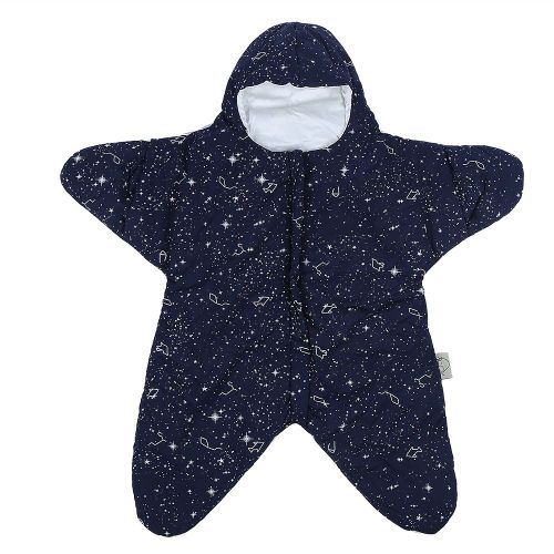 Gigoteuse Pour Bebe En Coton Doux Et Anti-Coups De Pied (Bleu Marine)