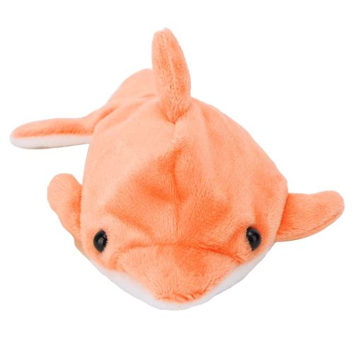 Jouet De Bain En Peluche Absorbant En Forme De Baleine Pour Enfants, Orange
