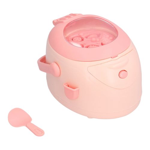 Mini cuiseur a riz, four, jouet de cuisine, jeu de simulation, meuble miniature, modele pour enfants de plus de 3 ans, rose