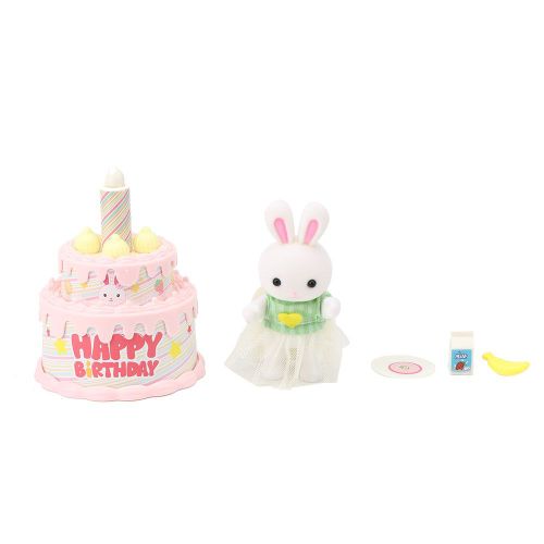 Maison De Poupee, Jeu De Role, Jouet Mignon, Simulation Pour Enfants, Mini Assiette A Gateau, Accessoire De Jouet, 6621-8, Gateau D'anniversaire