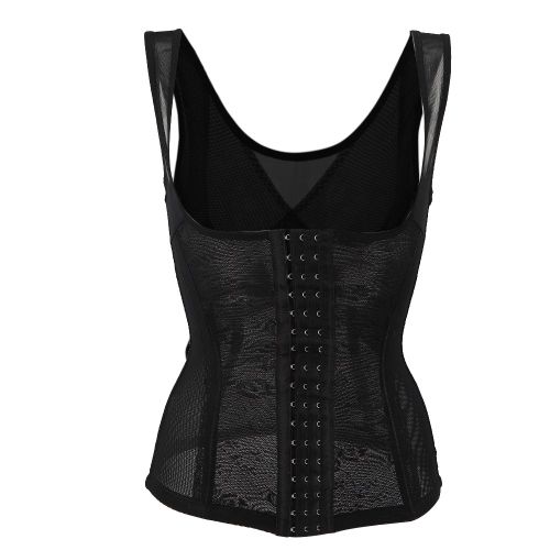 Corset Amincissant Respirant Pour Femme, Gaine Amincissante, Noir, Xl