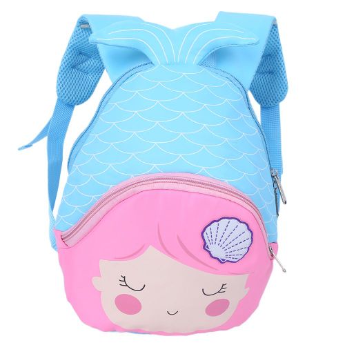 Sac a dos d'ecole portable pour filles, joli sac a bandouliere pour maternelle, bleu
