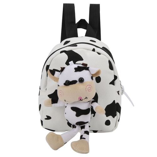 Sac A Dos Pour Enfants, Joli Sac A Dos De Dessin Anime, Tendance, Portable, Pour Garcons Et Filles, Motif Vache, Cadeau