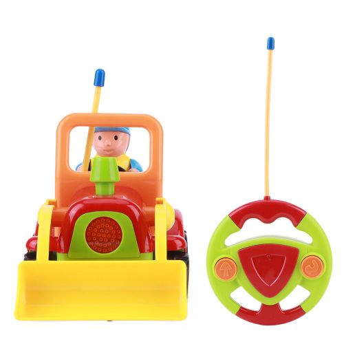 Voiture Telecommandee 2 Canaux Pour Enfants, Jouet Educatif, Electrique, Dessin Anime, Modele De Voiture Rc, Rouge
