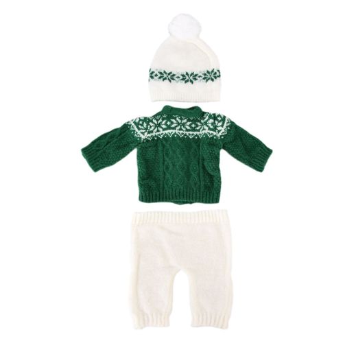Costume De Nouveau-Ne, Tenues De Noel Pour Bebe, Accessoires De Photographie, Ensemble Bonnet, Haut Et Short En Mohair, Vert