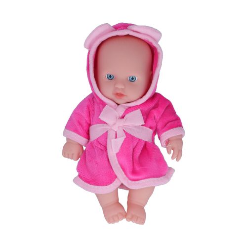 Poupee bebe au corps souple, realiste, nouveau-ne, simulation, poupee bebe reborn, 20 cm, robe rose rouge