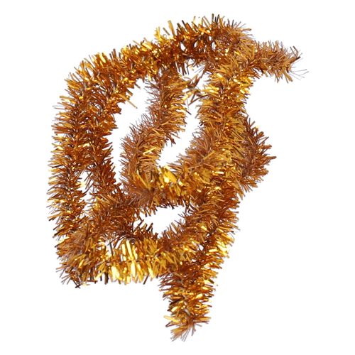 Decoration miniature de Noel en ruban metallique pour maison de poupee 1:12, 45 cm