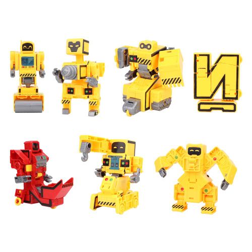 Robots transformateurs alphabet, jouet educatif pour l'apprentissage precoce, cadeau pour enfants