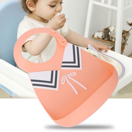 Bavoir Mignon En Gel De Silice Pour Bebe, Impermeable Et Tridimensionnel